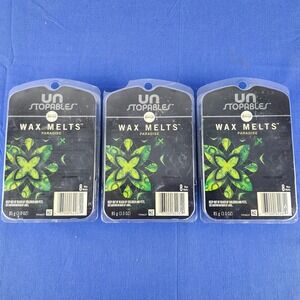 Lot of 3 Febreze Unstopables PARADISE Wax Melts Air Freshener 8 per box 24 Total